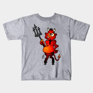 Fat red devil Kids T-Shirt